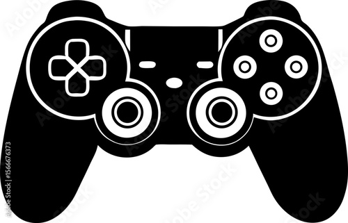 video game controller icon isolated