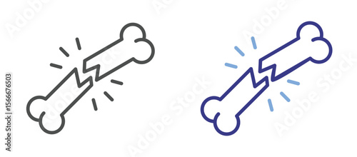 Broken Bone Icon Color