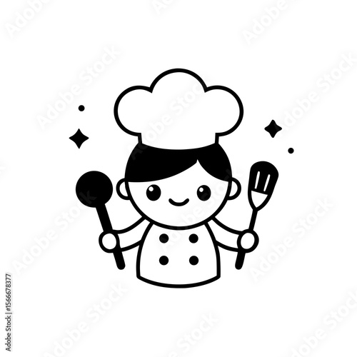 chef with a spoon