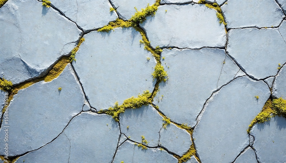 Obraz premium Stone Pattern with Moss