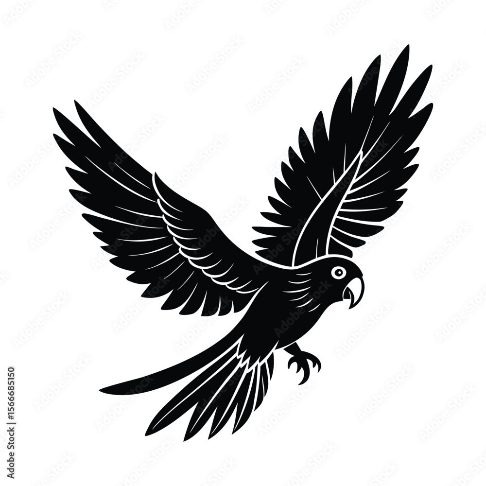 Fototapeta premium eagle with wings vector