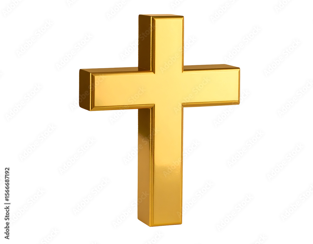A beautifully rendered golden cross shines brightly, embodying spiritual significance and reverence. A beautifully rendered golden cross shines brightly, embodying spiritual significance and reverence.