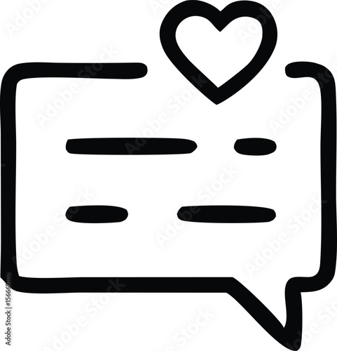 vector illustration of a speech bubble