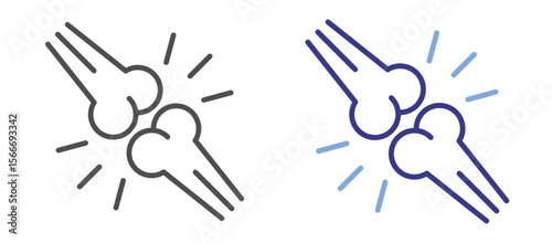 Bone Joint Icon Color