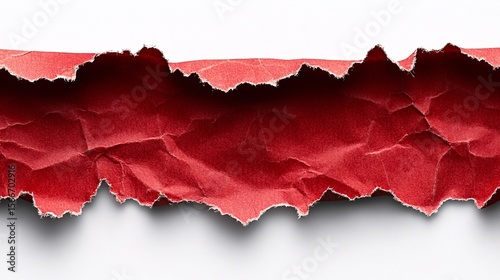 Wallpaper Mural torn red paper background for creative designs and textures Torontodigital.ca