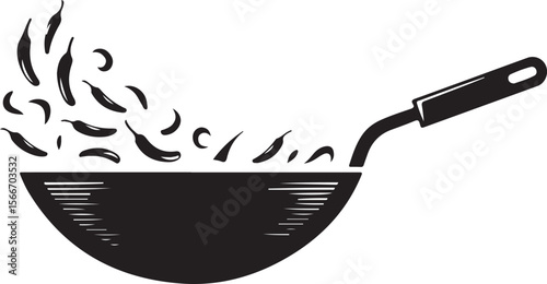  Stir-fries silhouette