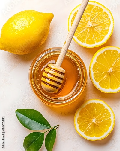 Creating refreshing lemon honey drink kitchen recipe bright top-down healthy beverage ideas