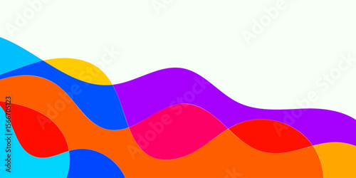 Abstract Colorful Organic Shapes (4)