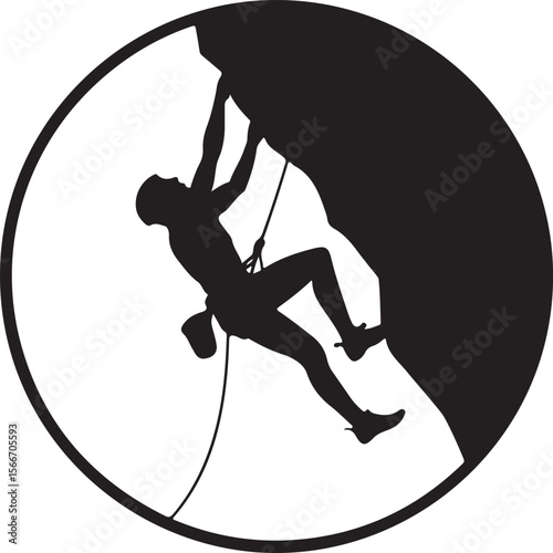Mountain Rappelling Adventure Silhouette Vector

Rock Climber Abseiling SVG Design

Extreme Rappelling Clipart for Outdoor Lovers

Cliff Descent Adventure Sport Silhouette

Mountain Climber with Rope 