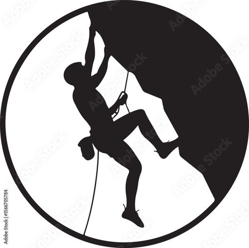Mountain Rappelling Adventure Silhouette Vector

Rock Climber Abseiling SVG Design

Extreme Rappelling Clipart for Outdoor Lovers

Cliff Descent Adventure Sport Silhouette

Mountain Climber with Rope 