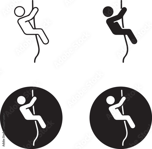 Mountain Rappelling Adventure Silhouette Vector

Rock Climber Abseiling SVG Design

Extreme Rappelling Clipart for Outdoor Lovers

Cliff Descent Adventure Sport Silhouette

Mountain Climber with Rope 