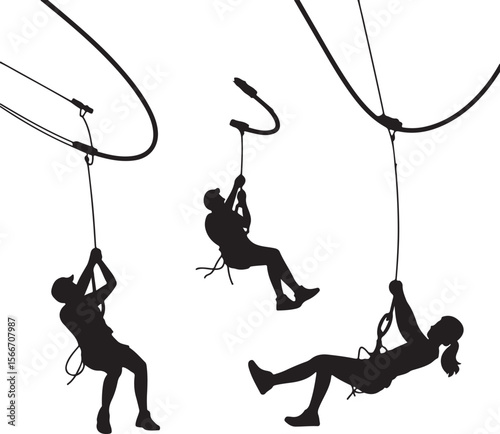 Mountain Rappelling Adventure Silhouette Vector

Rock Climber Abseiling SVG Design

Extreme Rappelling Clipart for Outdoor Lovers

Cliff Descent Adventure Sport Silhouette

Mountain Climber with Rope 