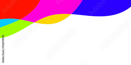 Abstract colorful wavy shapes (9)