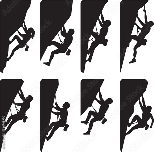 Mountain Rappelling Adventure Silhouette Vector

Rock Climber Abseiling SVG Design

Extreme Rappelling Clipart for Outdoor Lovers

Cliff Descent Adventure Sport Silhouette

Mountain Climber with Rope 