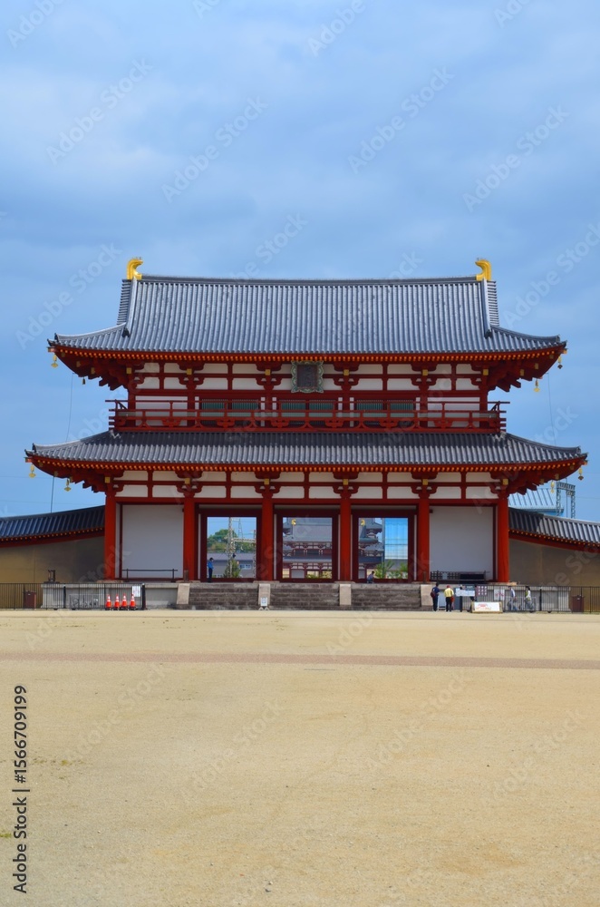 Obraz premium 平城京跡 朱雀門