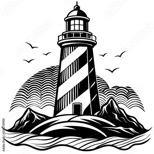 lighthouse on the beach