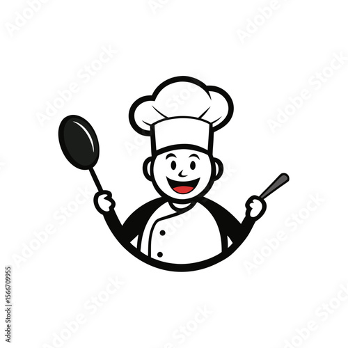 chef with a spoon