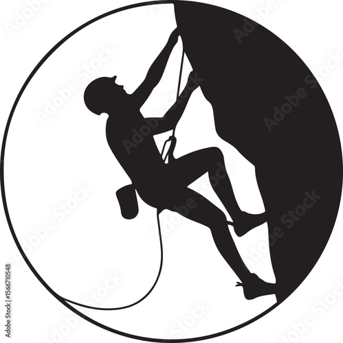 Mountain Rappelling Adventure Silhouette Vector

Rock Climber Abseiling SVG Design

Extreme Rappelling Clipart for Outdoor Lovers

Cliff Descent Adventure Sport Silhouette

Mountain Climber with Rope 