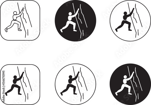 Mountain Rappelling Adventure Silhouette Vector

Rock Climber Abseiling SVG Design

Extreme Rappelling Clipart for Outdoor Lovers

Cliff Descent Adventure Sport Silhouette

Mountain Climber with Rope 