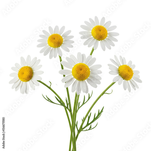 daisies isolated on white