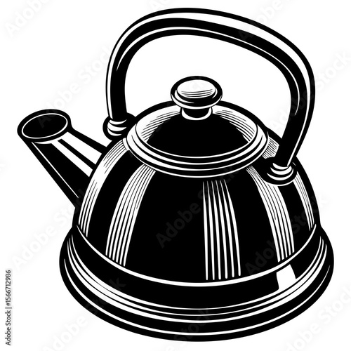 teapot vector illustration