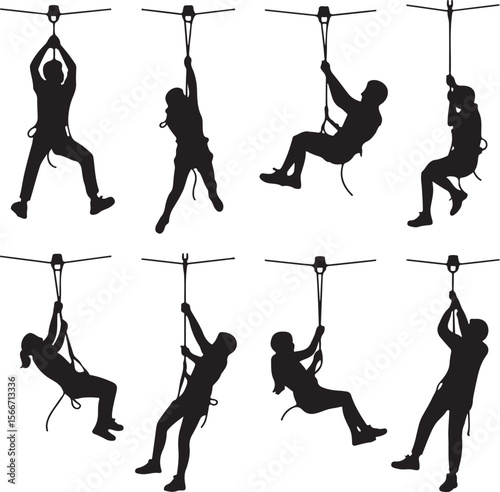 Mountain Rappelling Adventure Silhouette Vector

Rock Climber Abseiling SVG Design

Extreme Rappelling Clipart for Outdoor Lovers

Cliff Descent Adventure Sport Silhouette

Mountain Climber with Rope 
