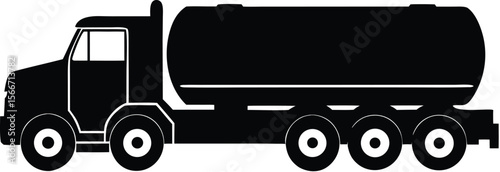 tanker truck silhouette