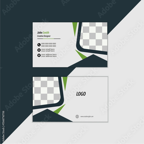 Business card design template, Clean professional business card template, visiting card, business card template.