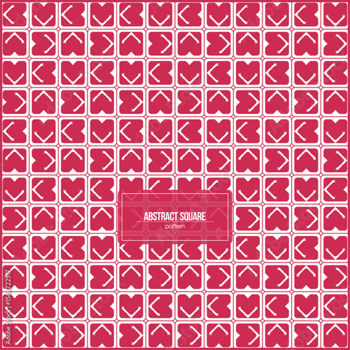 abstract square pattern colored with beautiful pink