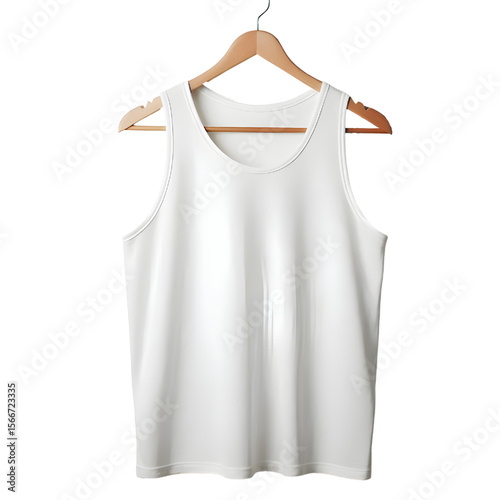 A tank top on transparent background