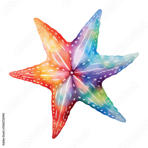 Here's a concise description combining your keywords:

An abstract colorful star shape, perfect for a festive Christmas or holiday decoration, featuring a vibrant design with glitter