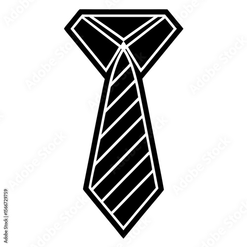 tie isolated on white