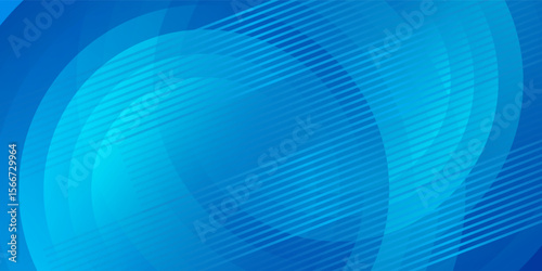Blue abstract background. Modern simple bright blue geometric shapes design. Futuristic graphic. Suit for banner, brochure, flyer, poster, cover, website, corporate. Vector background