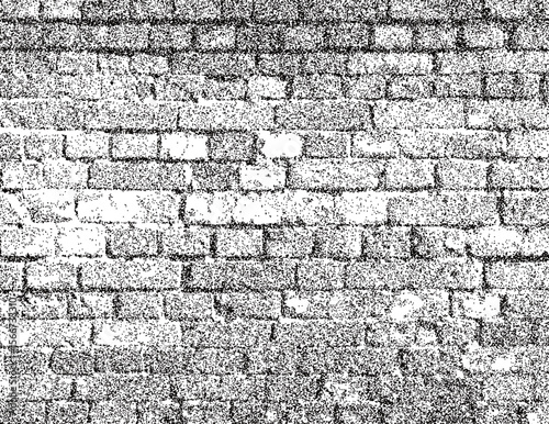 Aged and weathered brick wall texture.