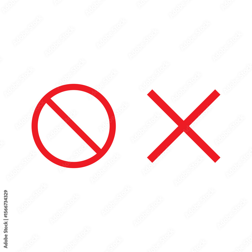 Obraz premium forbidden icon