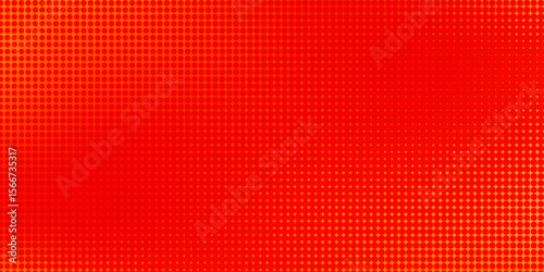 Modern dots halftone orange color pattern gradient texture with technology digital background. Dots pop art comics art simple