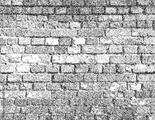 Aged and weathered brick wall texture.