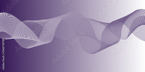 Abstract modern background with grey wavy lines and particles.Abstract grey wavy lines Digital frequency track equalizer background.modern frequency sound wave lines and twisted curve lines background