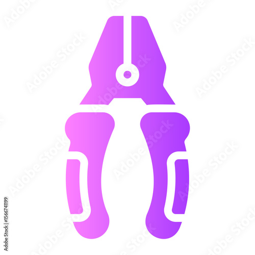 pliers gradient icon