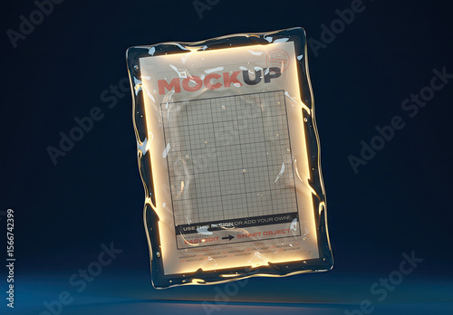 Page Mockup with Jelly Substance