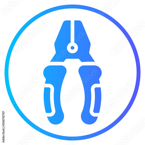 pliers gradient icon