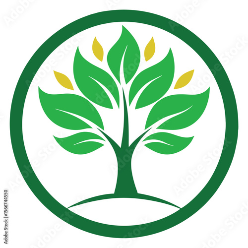 Golden Crowned Green Tree of Life