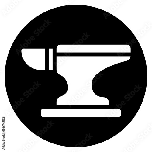 anvil glyph icon