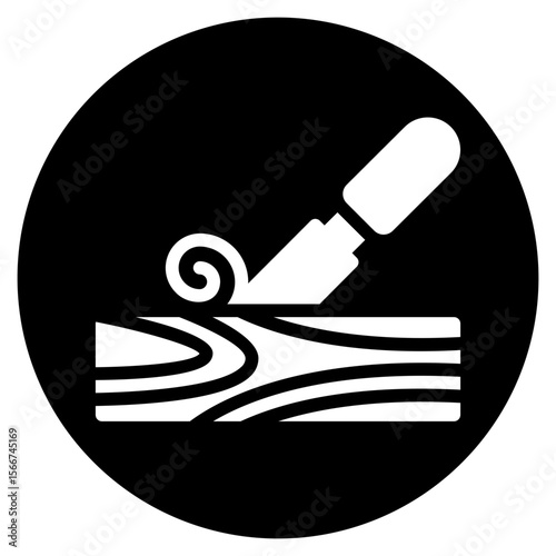 carving glyph icon