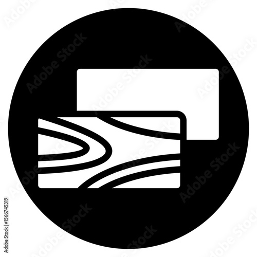 wood glyph icon