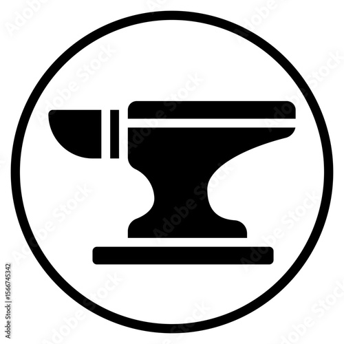 anvil glyph icon