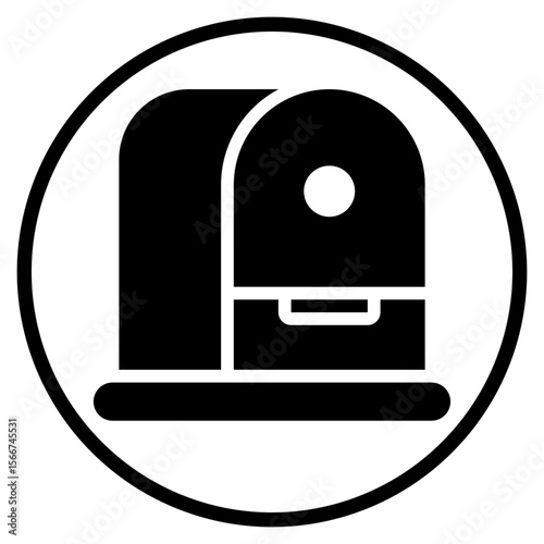 sharpener glyph icon