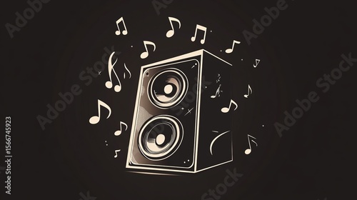 logo style speaker.