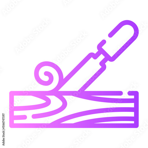 carving gradient icon