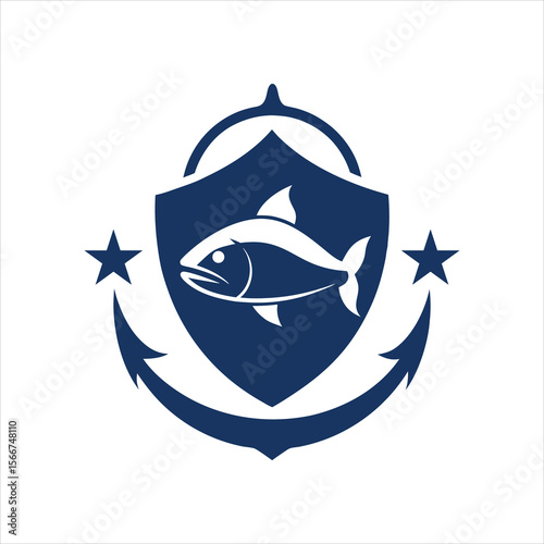 Fishing Business Logo Icon Illustration